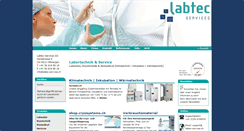 Desktop Screenshot of labtec-services.ch